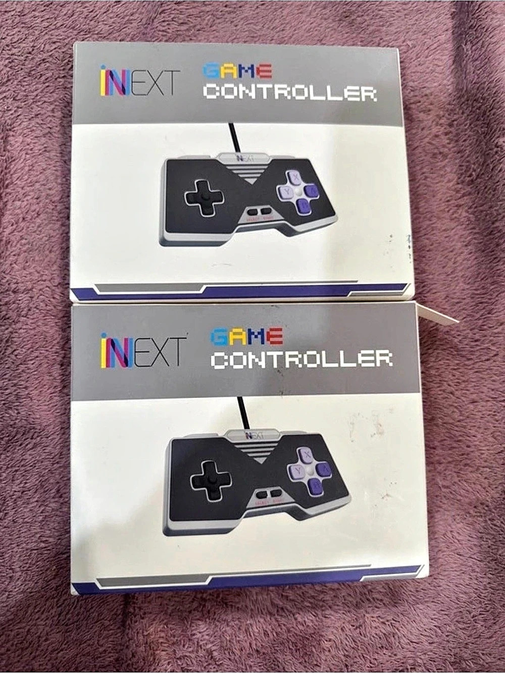 INEXT Game Controller Black & Purple 2-Pack NWT